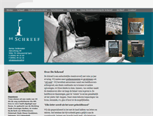 Tablet Screenshot of deschreef.nl